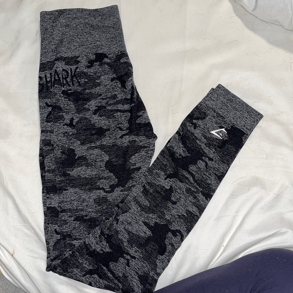 Gymshark Black OG Camo Seamless Leggings Size Small